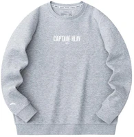 Anta Basketball Series Letter Print Crewneck Pullover Sweatshirt Grey () 152341720S-2 Anta Basketball Series Letter Print Crewneck Pullover Sweatshirt Grey () 152341720S-2