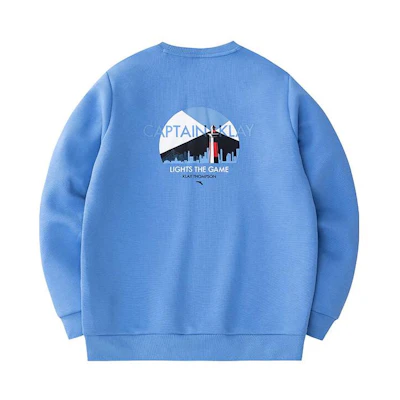 Anta Basketball Series Light Purple-Blue Casual Stretch Pullover Crewneck Sweater Men 152411701-2