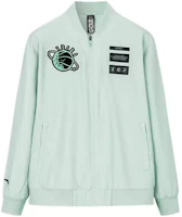 Anta Basketball Series Logo Print Long-Sleeve Jacket Men’s - Mugwort Green 152311611N-1 Anta Basketball Series Logo Print Long-Sleeve Jacket Men’s - Mugwort Green 152311611N-1