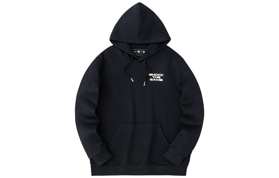 Anta Basketball Series Loose Fit Printed Sweatshirt Black Casual Wear 152411723-5