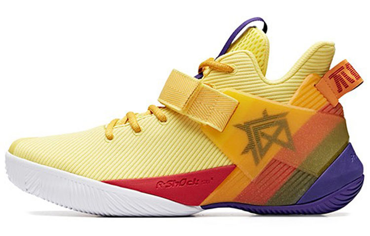 Anta Basketball Series Low 'Yellow Red Purple' 11931618-6