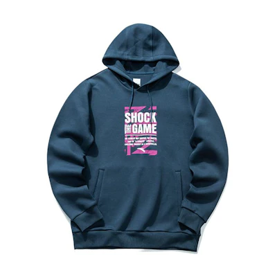 Anta Basketball Series Oversized Hoodie with Letter Print - Long Sleeve 152111701-2
