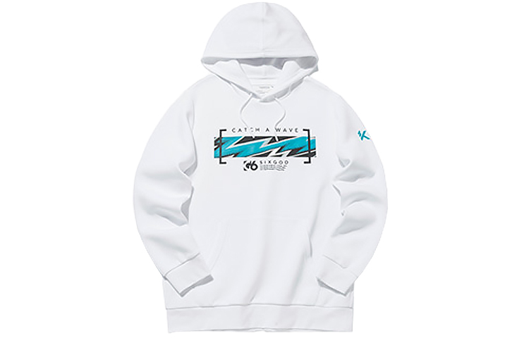 Anta Basketball Series Printed Casual Pullover Sweatshirt White () 152131718-1