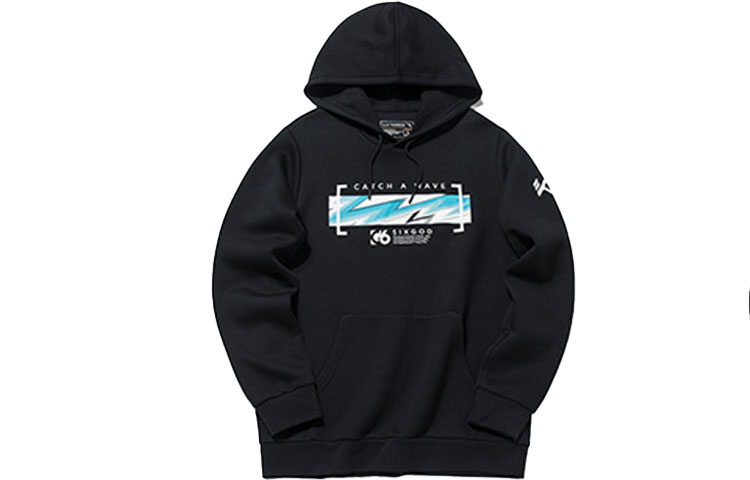 Anta Basketball Series Printed Hoodie Black 152131718-3