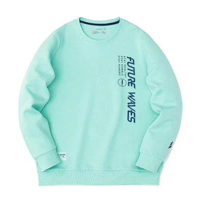 Anta Basketball Series Pullover Crewneck Sweatshirt Light Green 152231719-2