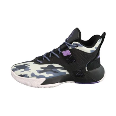 Anta Basketball Series Sneakers Mid 'Black Grey Purple'