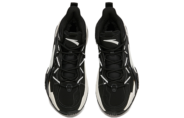 Lookbook Anta安踏 籃球系列 耐磨防滑 中筒 籃球鞋 男款 黑白