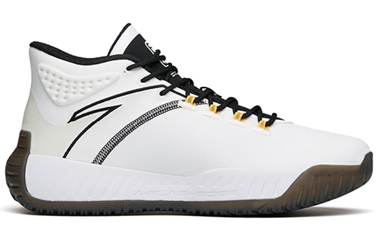 Anta Basketball Series Sneakers Mid 'White Black' 圖 2
