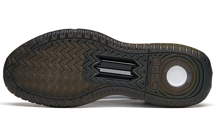 Anta Basketball Series Sneakers Mid 'White Black' 圖 6