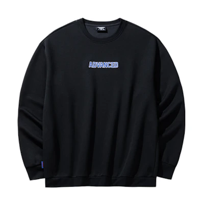 Anta Basketball Series Unisex Loose Fit Crewneck Pullover Sweatshirt - Basic Black 972431702-5