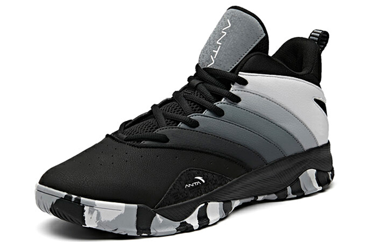 Anta Basketball Shoes 'Black Grey' 圖 2