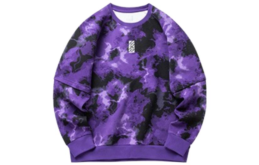 Anta Basketball Training Crewneck Sweatshirt Persian Purple - Breathable Comfort 152211733-3