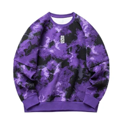Anta Basketball Training Crewneck Sweatshirt Persian Purple - Breathable Comfort 152211733-3
