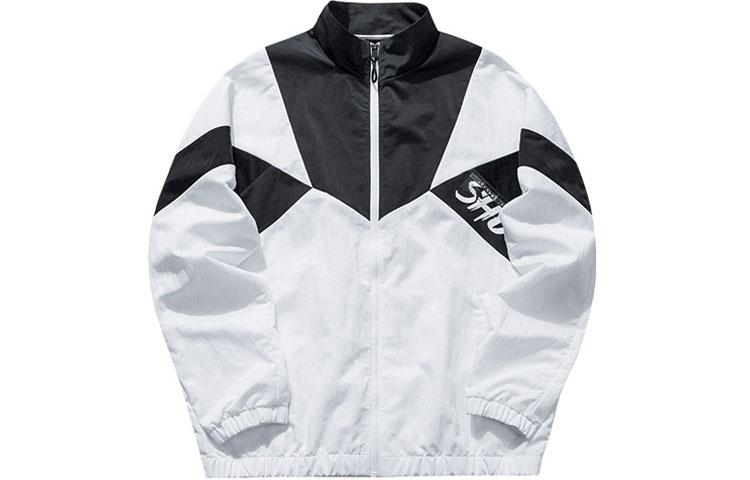 Anta Basketball Windproof Color Block Jacket - White 152031610-6