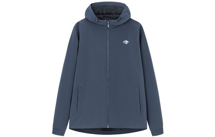 Anta Basketball Zip-Up Hoodie Jacket Crab Gray Male 152331616-4