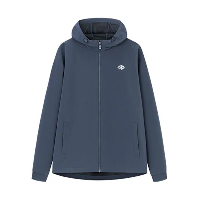 Anta Basketball Zip-Up Hoodie Jacket Crab Gray Male 152331616-4