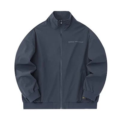 Anta Basketball Zip-Up Jacket Crab Gray Color 152331602-3