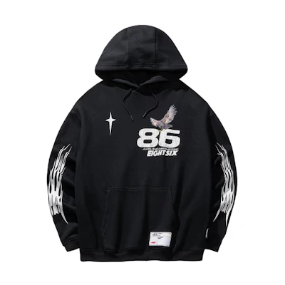 Anta Black Comfy Commuter Hoodie 152448743V-1