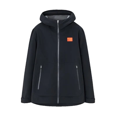 Anta Black Hooded Jacket - Breathable, Moisture-Wicking Outerwear 152310629-2