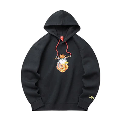 Anta Black Hoodie - Sports Lifestyle Collection 152218718-3
