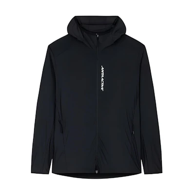 Anta Black Hoodie Jacket with Graphic Letter Print - Casual and Comfy 152437731U-9
