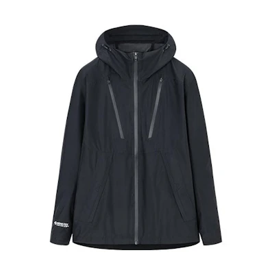 Anta Black Solid Color Zipper Hoodie Jacket 152310616-5