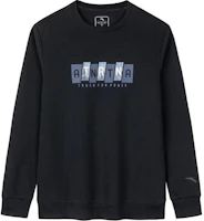Anta Black Training Series Slim Fit Colorblock Letter Print Sweatshirt 152447746-3 Anta Black Training Series Slim Fit Colorblock Letter Print Sweatshirt 152447746-3