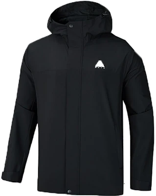 安踏黑色防水防風透氣戶外連帽外套 152446615-3 Buy 安踏黑色防水防風透氣戶外連帽外套 152446615-3