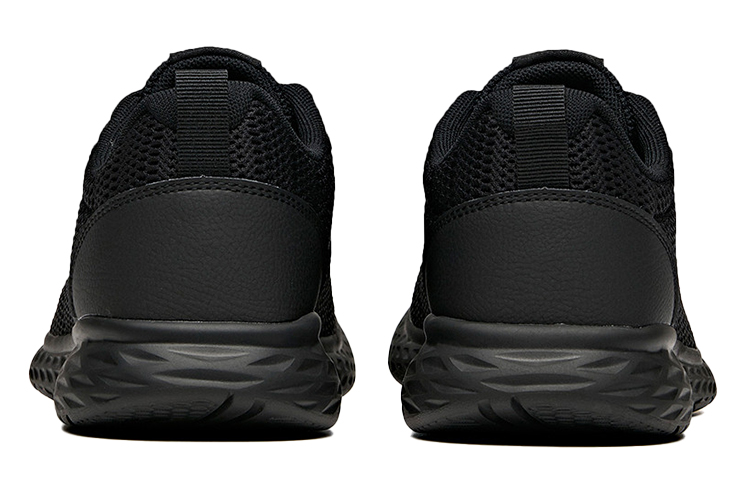 Shop Anta Breathable Low-Top Running 'Black' 112025577-6