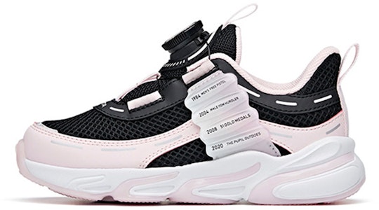 Anta安踏 網布透氣慢跑鞋 幼童 黑粉色 Buy Anta安踏 網布透氣慢跑鞋 幼童 黑粉色