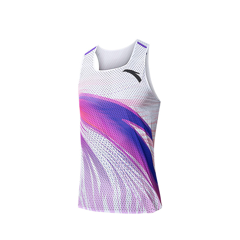 Anta Breathable Purple Running Vest Sleeveless Sports Tank Top 152445101-2