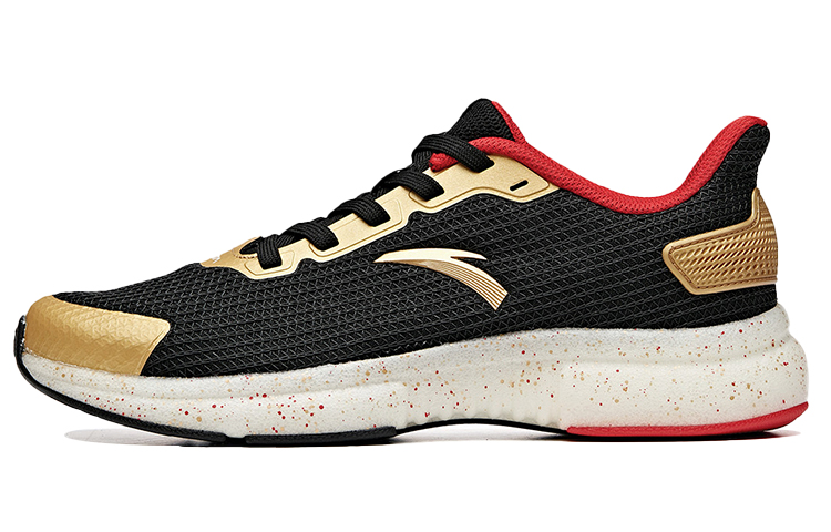 Anta Bubble Low 'Black Gold Red' 112025520-2