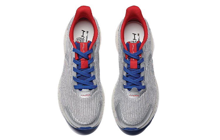 Lookbook Anta Bubble Low 'Kelabu Biru Merah' 112025520-3