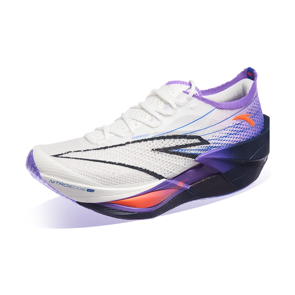 Anta C202 6.0 Pro White Purple Low-Top Running Shoes - Comfort & Style 112515576-3