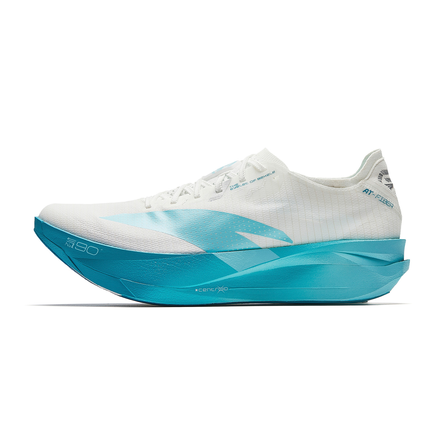 Anta C202 G9 2nd Gen Marathon Running Shoes Men Low-Top White Blue Silver. 112615573-4
