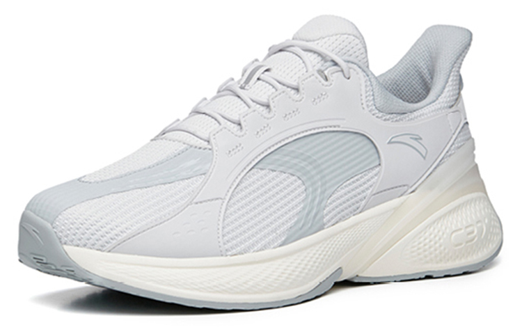 Lookbook アンタ C37「グレイホワイト通気性ロートップ」912245538-7 912245538-7