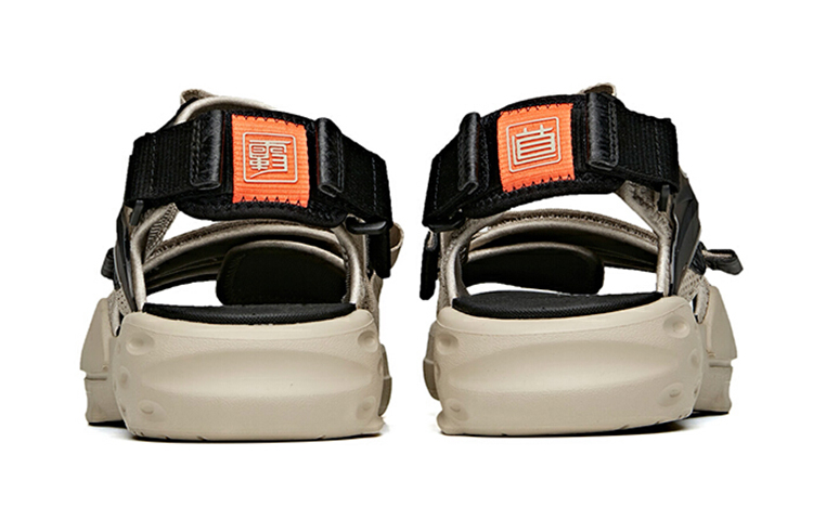 Shop Anta安踏 生活系列 C37度 沙灘涼鞋 灰黑