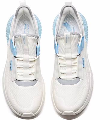 Anta安踏 C37 系列 減震防滑耐磨 低筒 跑步鞋 白灰藍 Lookbook Anta安踏 C37 系列 減震防滑耐磨 低筒 跑步鞋 白灰藍