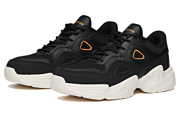 Anta Casual CMFT Low-Top Running Shoes 'Black Orange White' 圖 2