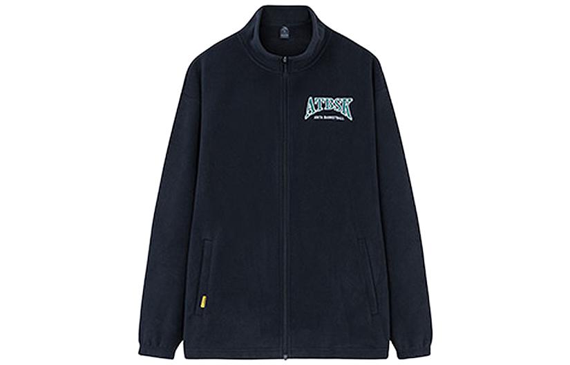 Anta Casual Fashion Logo Print Zip Jacket - Basic Black AT952331708-4