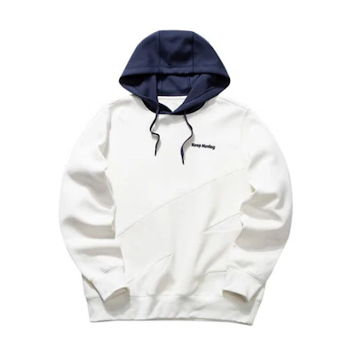 Anta Casual Hoodie Letter Print Pullover in Beige 152038703-1