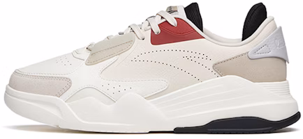 Anta Casual Leather Low Top 'White Grey' 112148092R-4 Anta Casual Leather Low Top 'White Grey' 112148092R-4