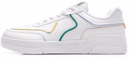 Anta Casual Leather Low Top 'White Yellow' 112148081R-3 Anta Casual Leather Low Top 'White Yellow' 112148081R-3