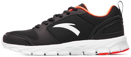 Anta Casual Lightweight Breathable Low-Top Running Shoe 'Black Orange White' 91635516-13 Anta Casual Lightweight Breathable Low-Top Running Shoe 'Black Orange White' 91635516-13