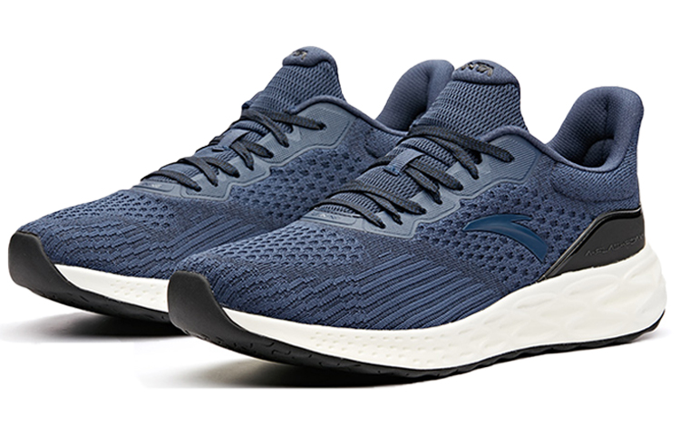 Lookbook Anta Casual Lightweight Running Shoes 'Blue Black White' 11835588-8