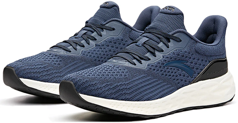 Anta Casual Lightweight Running Shoes 'Blue Black White' 11835588-8 Lookbook Anta Casual Lightweight Running Shoes 'Blue Black White' 11835588-8