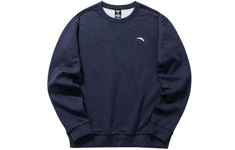Anta Casual Logo Pullover Sweatshirt Blue Heather Gray 952147769-15