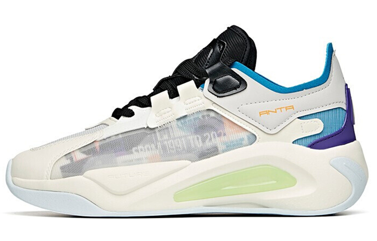 Anta Casual Low-Top Running Shoe 'Grey Black Blue' 112128085-1