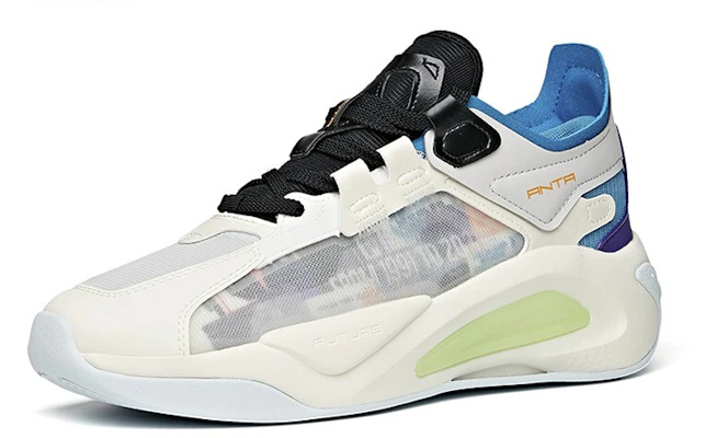 Anta Casual Low-Top Running Shoe 'Grey Black Blue' 112128085-1 Order Anta Casual Low-Top Running Shoe 'Grey Black Blue' 112128085-1