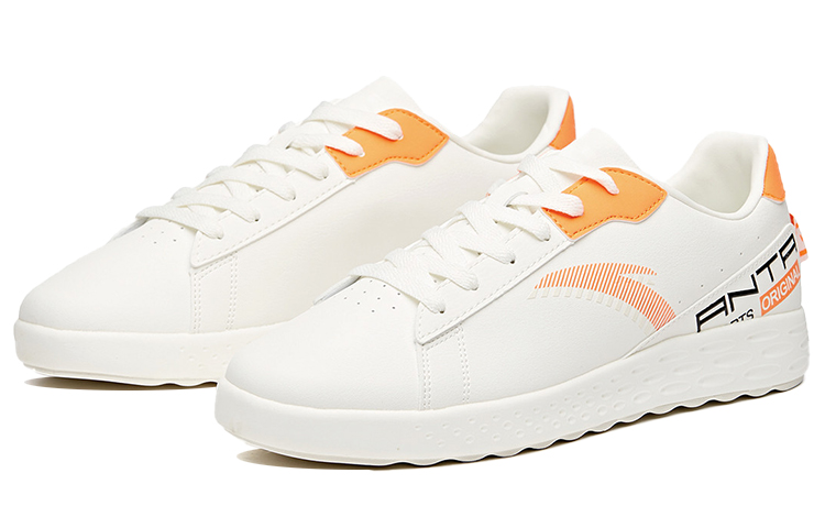 Order Anta Casual Low-Top Sneakers 'White Orange' 112028069-1